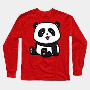 Panda Kawaii Long Sleeve T-Shirt